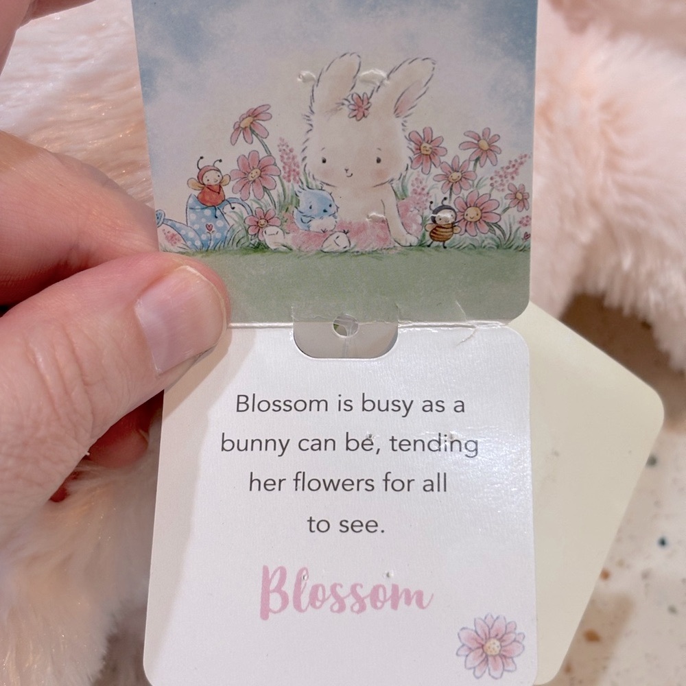 Bunnies by the Bay‎ Blush Pink Plush Bunny - Picture 7 of 9